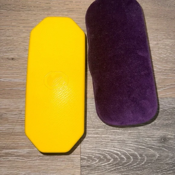 Lot of 2 empty glasses holder Gucci & Swarovski Purple/Yellow One Size - Picture 3 of 9